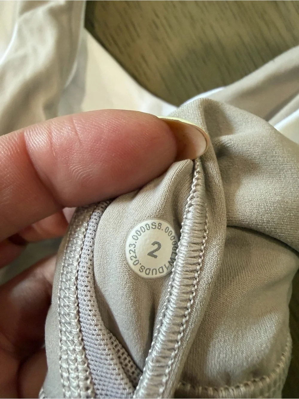 lululemon athletica white workout bra top